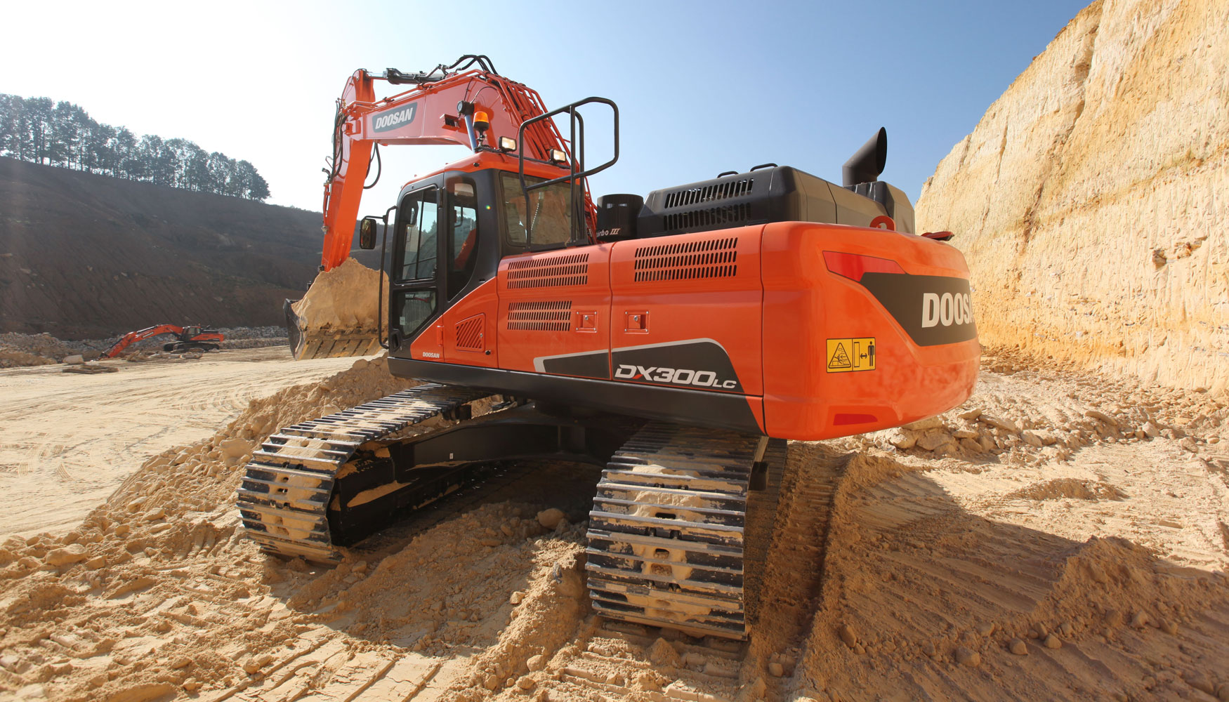 La excavadora de cadenas Doosan DX300LC-5 de 30 toneladas gan el Premio al costo operativo ms bajo en la categora de excavadoras de cadenas...