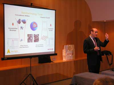 Peter Crean, Xerox Senior Fellow, during his speech at the Conference, 'Innovation'