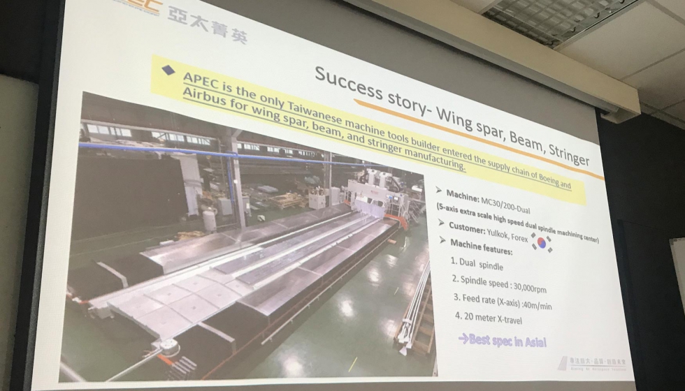 El centro de mecanizado APEC MDU2000W tambin entr en la produccin de carcasas de motores areos de aviacin de GE en 2016...