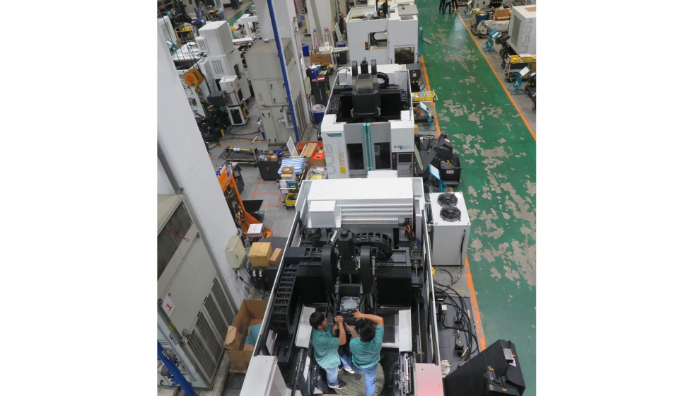 Cada ao fabrican entre 800 y 1.000 mquinas en la fbrica de Feeler de Taichung