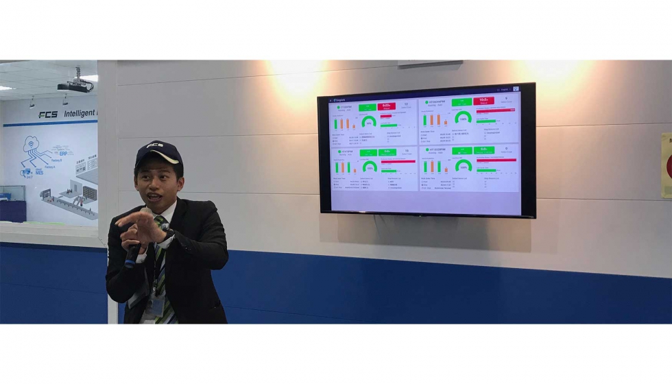Ming-Yi Teh,, responsable de producto, explica el sistema iMF 4.0 a los asistentes