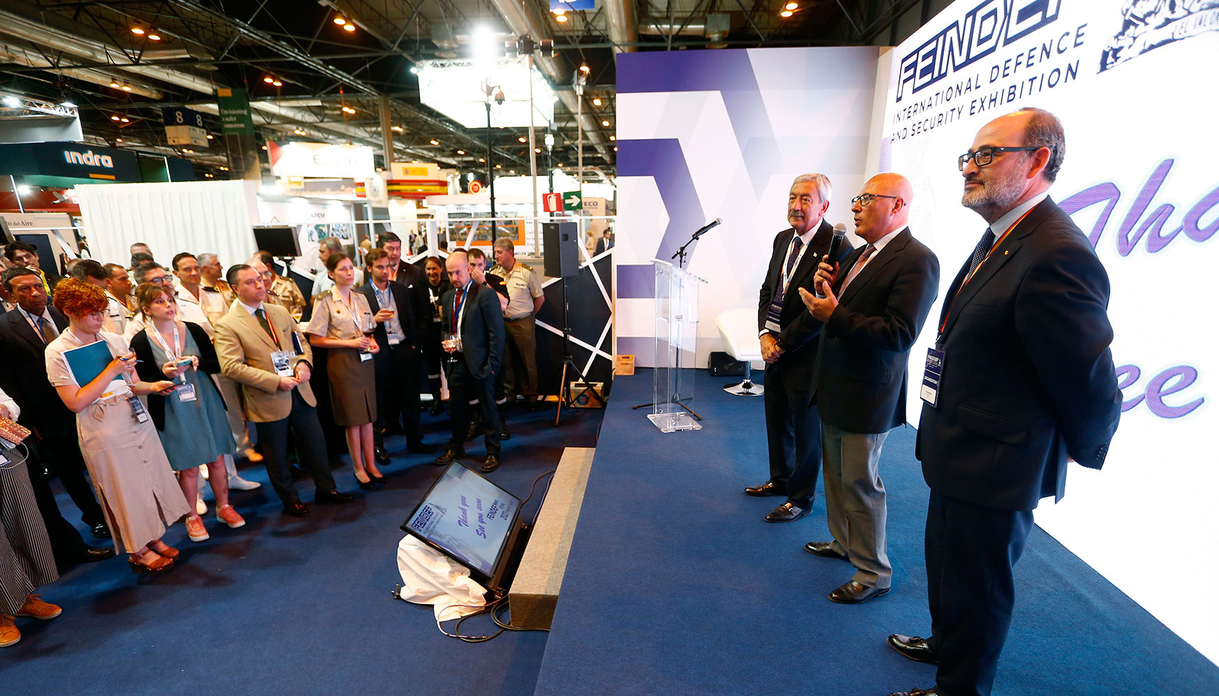 Un momento de la clausura de Feindef 2019