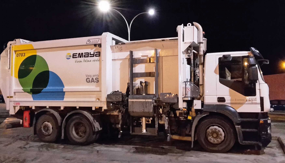 Por lo que respecta al repostaje del GNC, Emaya ha puesto en marcha una gasinera en la base de Son Pacs