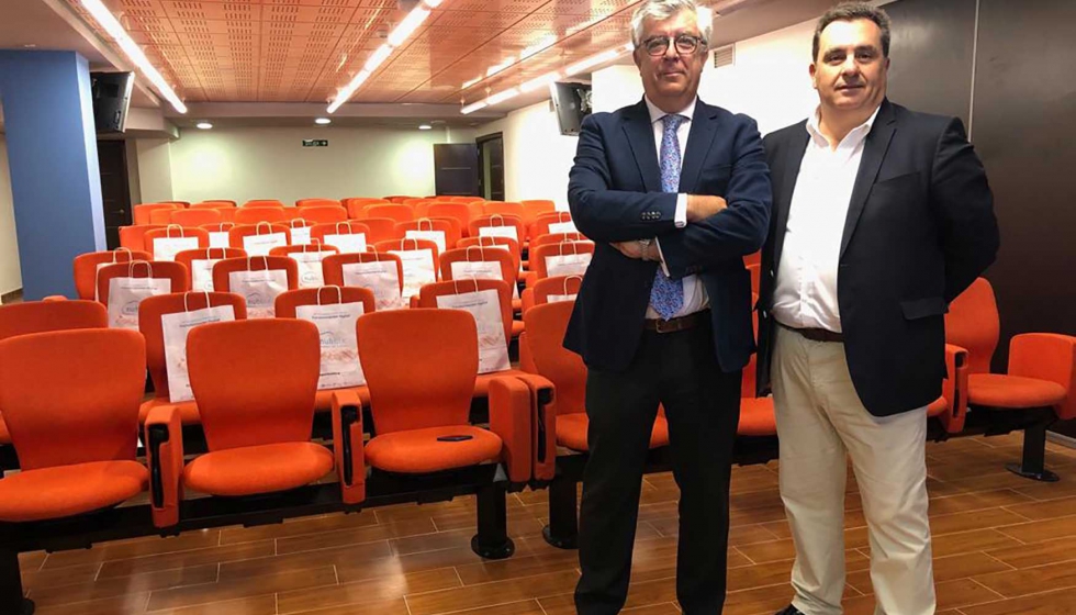 De izquierda a derecha, Juan Bautista Jimnez, socio director de Nertis, despacho legal integrado en ETL Global, e Ismael Grande...