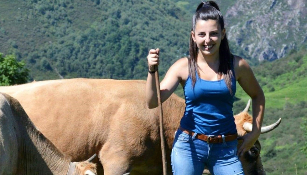 Almudena Mndez y su familia tienen 180 cabezas de ganado y todos los beneficios que perciben lo destinan nicamente a las vacas...