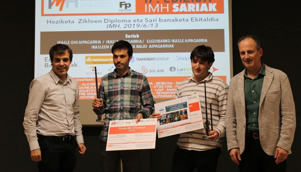 Gorka Mir y Alex Sanjuan, premiados como ex-alumnos destacados del IMH