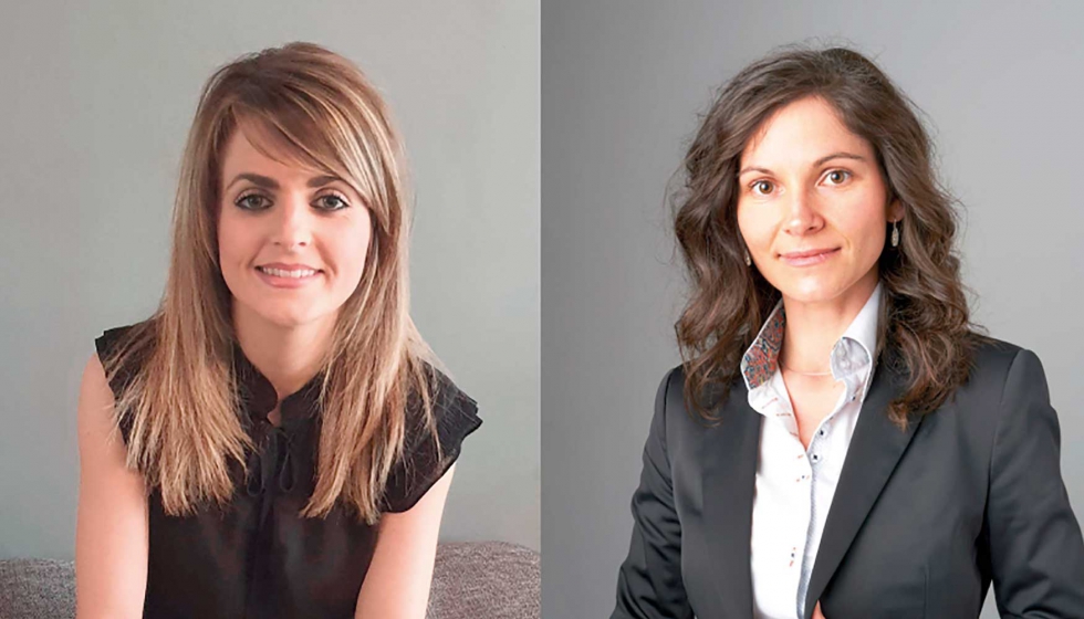 Jenny Reinolds, Senior Account manager para Reino Unido (a la izquierda), y Elena Lucas, Key Account manager para Espaa (a la derecha)...