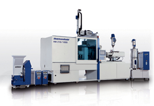 Fuel transfer Battenfeld equipped with peripherals Wittmann