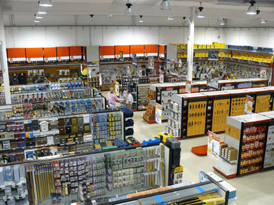 The Interior of the new store