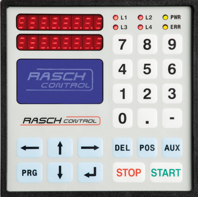 Front of the Rasch Control positioner