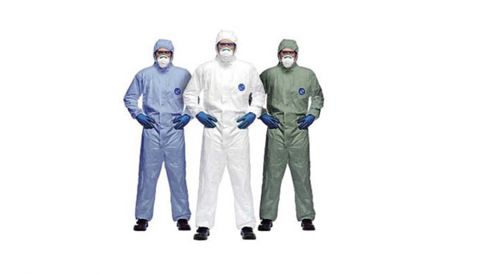 Si el nanomaterial se encuentra en forma de polvo los EPI que deben utilizarse como ropa de proteccin son de tipo 5 y si se encontrase en estado...