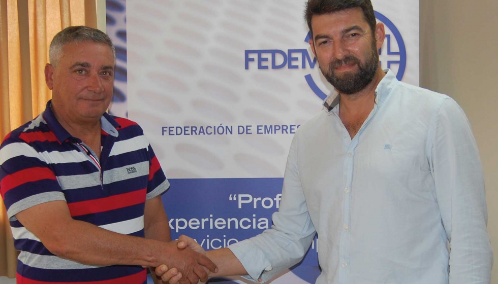 A la derecha Francisco Moreno Lpez, gerente de la empresa cordobesa Reparbar, nuevo presidente de Appla...