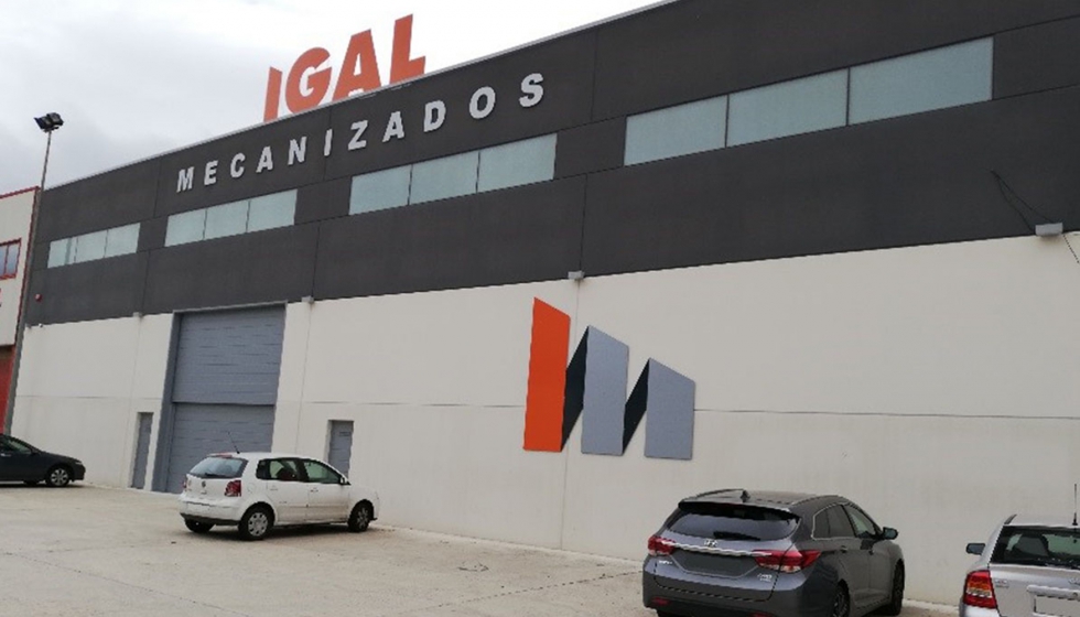 Fachada de las instalaciones de Mecanizados Igal en Pamplona (Navarra)