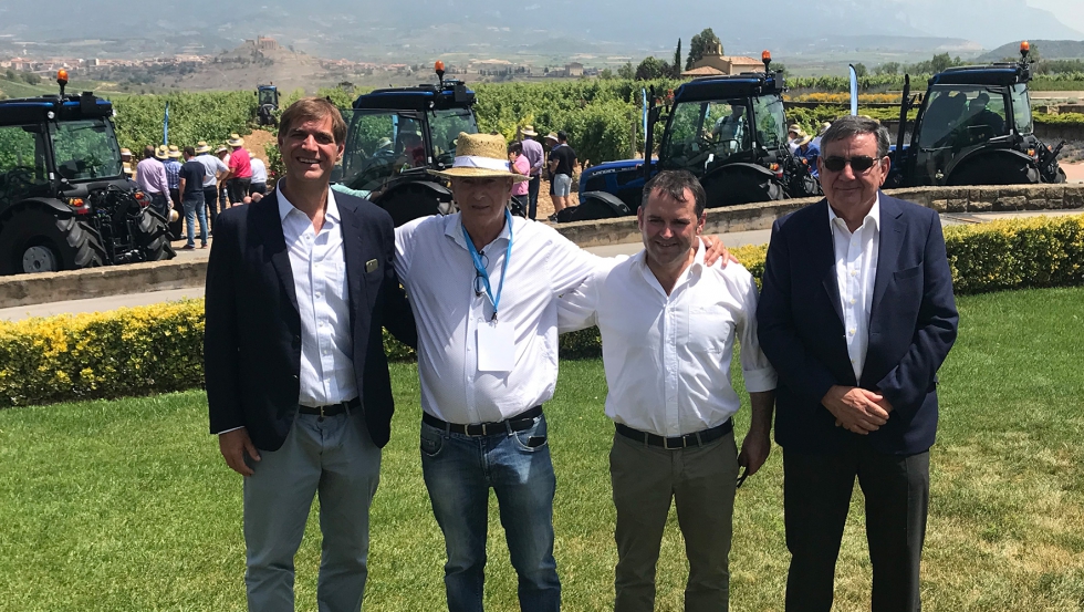 Simeone Morra (Argo Tractors), Javier Goi (Agrisa), Andrs Moradas (Agriargo Ibrica) y Antonio Esteve (Agriargo Ibrica)...