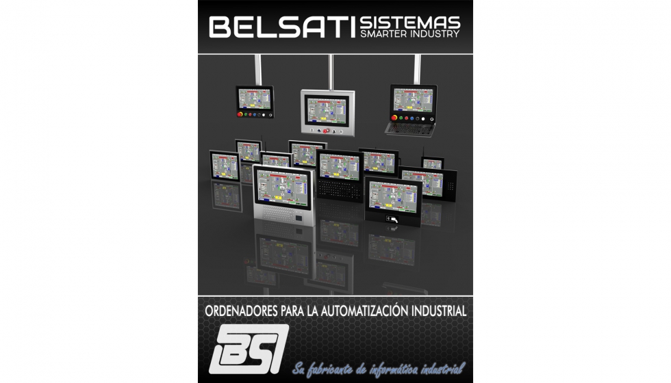 Portada del nuevo catlogo de BS, la marca de informtica industrial de Belsati Sistemas