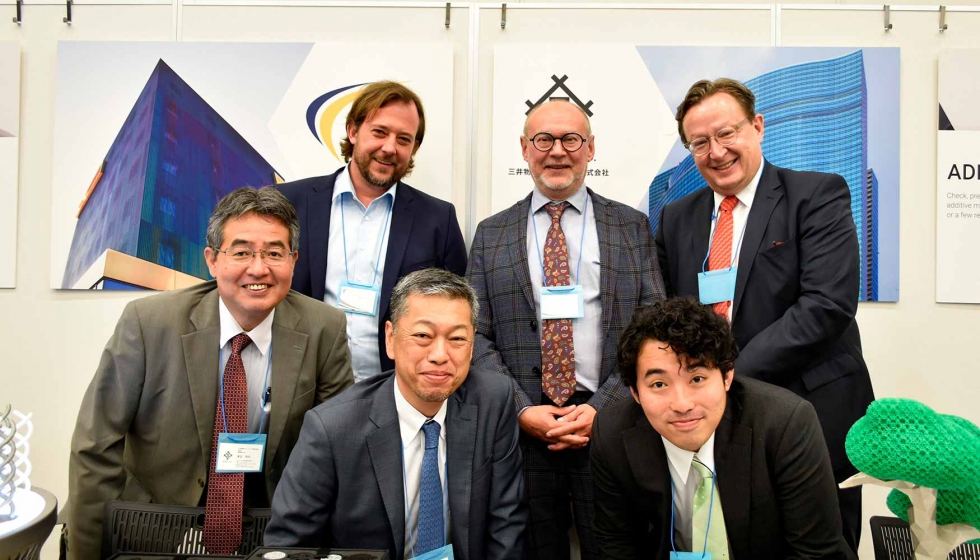 Representantes de FIT Additive Manufacturing Group y Mitsui & Co. Machine Tech Ltd. Foto: GCC Japan/FIT AG