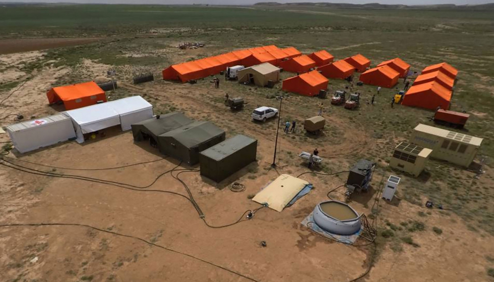 Arpa EMC da servicios de campamentos u hospitales mviles a organizaciones como la ONU o al cuerpo de marines de EE UU