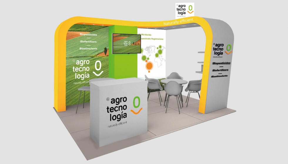 Stand de Grupo Agrotecnologa en Biocontrol Latam