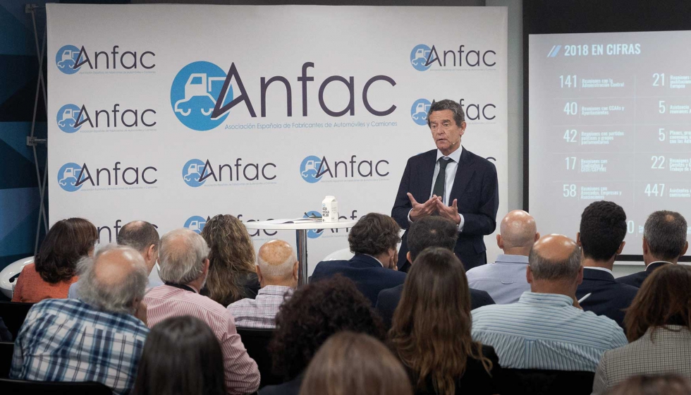 Mario Armero, vicepresidente ejecutivo de Anfac, durante la presentacin de los principales datos reflejados en el Informe Anual 2018...