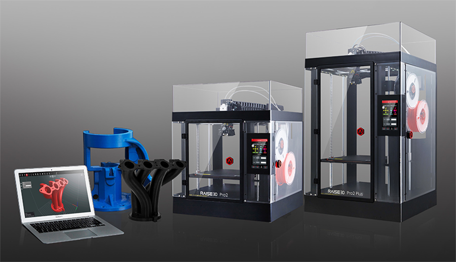 Equipamentos de manufatura aditiva da empresa americana Raise 3D