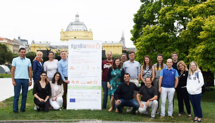 Los socios del proyecto europeo AgroBioHeat