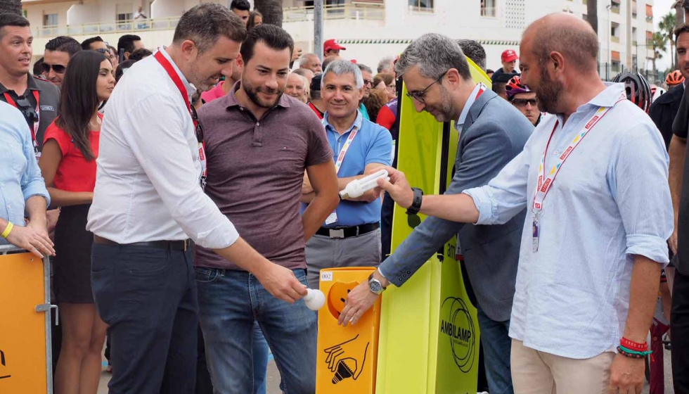 El alcalde de Cullera, Jordi Mayor, y el presidente de la Diputacin de Valencia, Toni Gaspar...