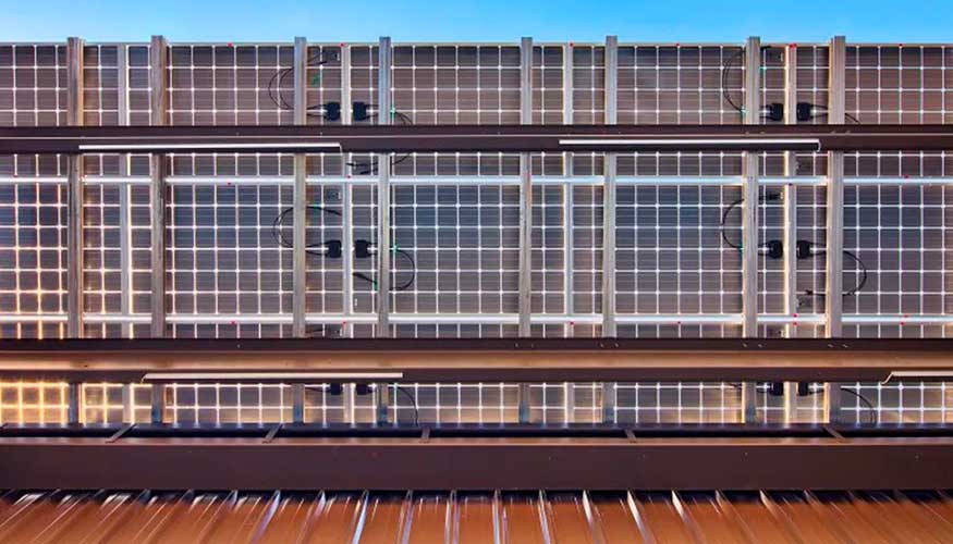 Fachada fotovoltaica de Onyx Solar