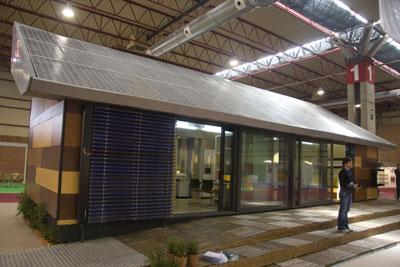 La casa solar fue una de las novedades ms llamativas de EcoBuilding