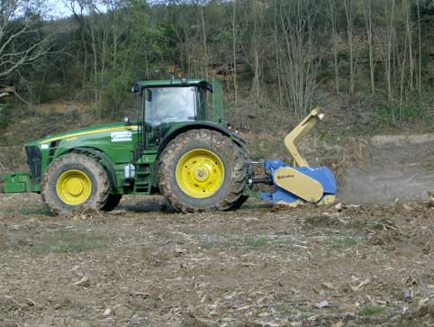 The new forestry Shredder has a working width of 2.40 metres
