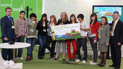 Ganadores del concurso escolar Oca de la Bioenerga