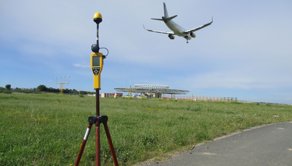 Figura 3.- Medida del nivel de emisiones en un aeropuerto en banda ancha