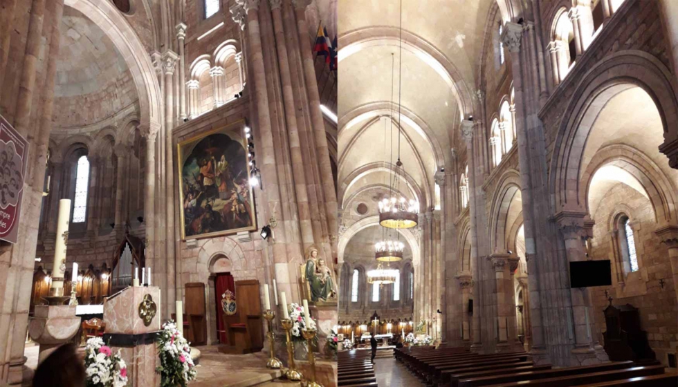sección Locura carpeta Sylvania participa en la nueva iluminación de la basílica de Covadonga en  Asturias - Iluminación
