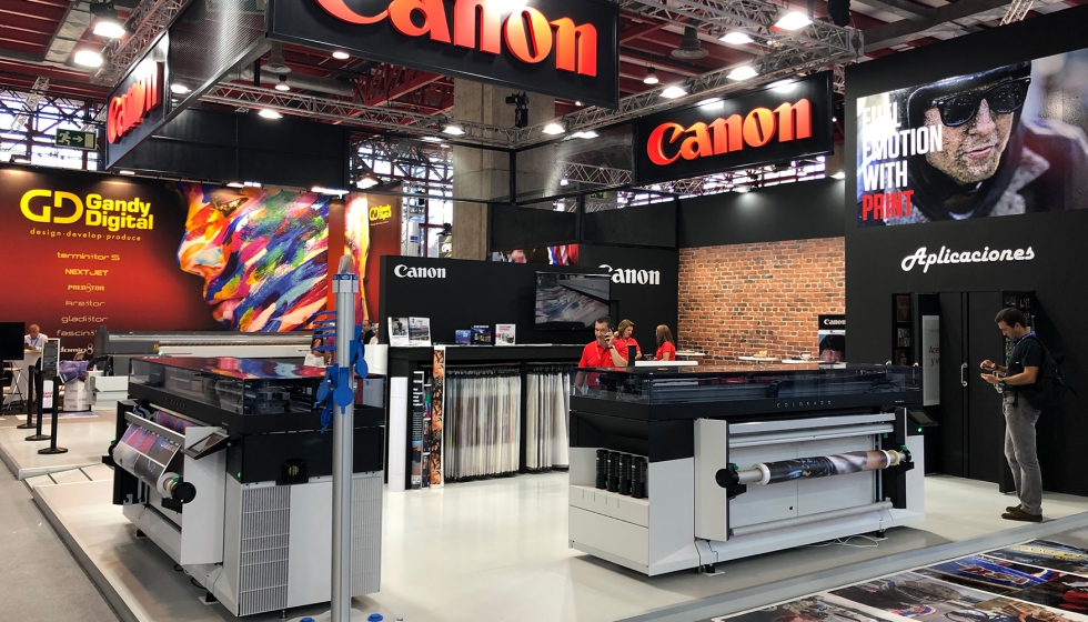 Stand de Canon en C!Print Madrid 2019