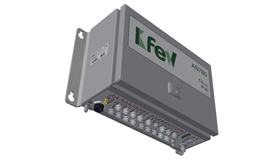 Modelo Kfew-Plus con deteccin de vibraciones, temperaturas, corrientes y tensiones