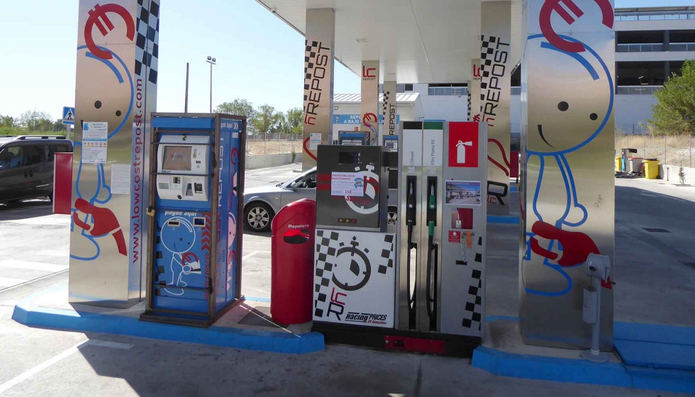 El precio de venta al pblico de los combustibles es una de las bases del modelo de negocio de Low Cost Repost...