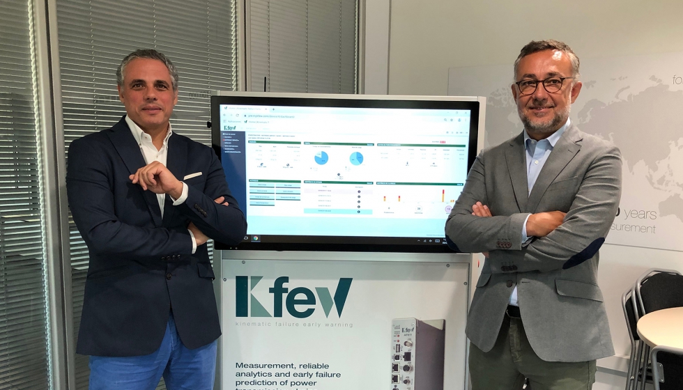 De izquierda a derecha, Albert Ginest y Jordi Batet Santcliment, director general y consejero delegado de Kfew Systems, respectivamente...