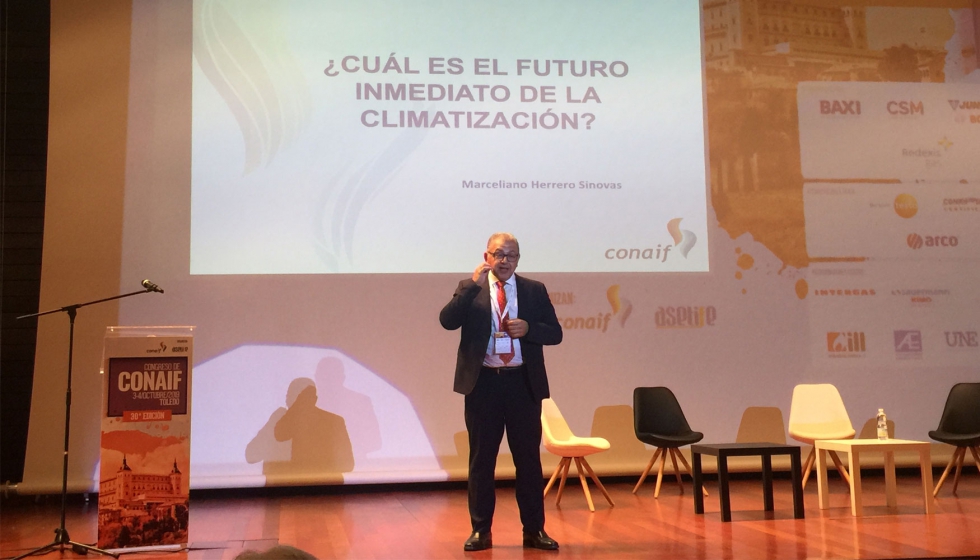 Marceliano Herrero ofreci la ponencia Cul es el futuro inmediato de la climatizacin?