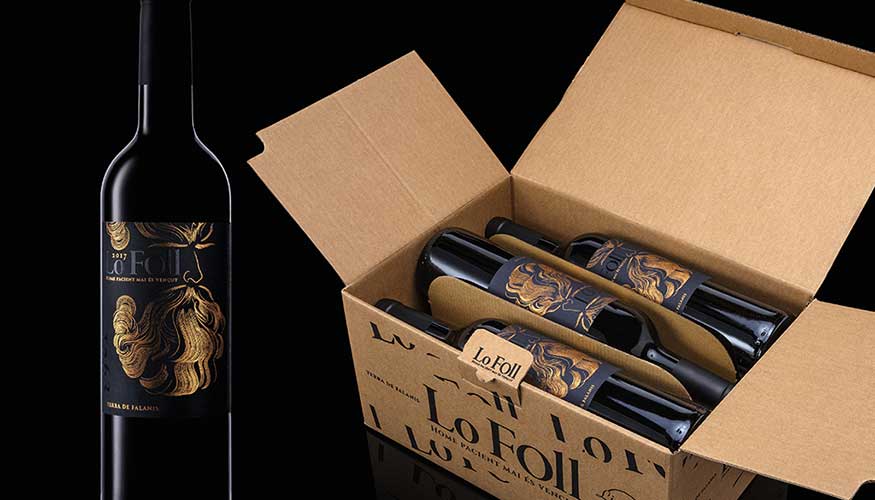 Premiada la etiqueta para la botella de vino Lo Fol de Conrad Rius Design