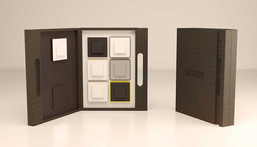  Packaging Demo Simon, realizado nicamente en EPP para reforzar la imagen de las piezas que contiene