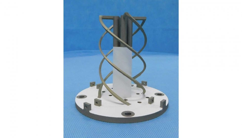 Antena fabricada en impresin metlica en 3D para PROBA-3