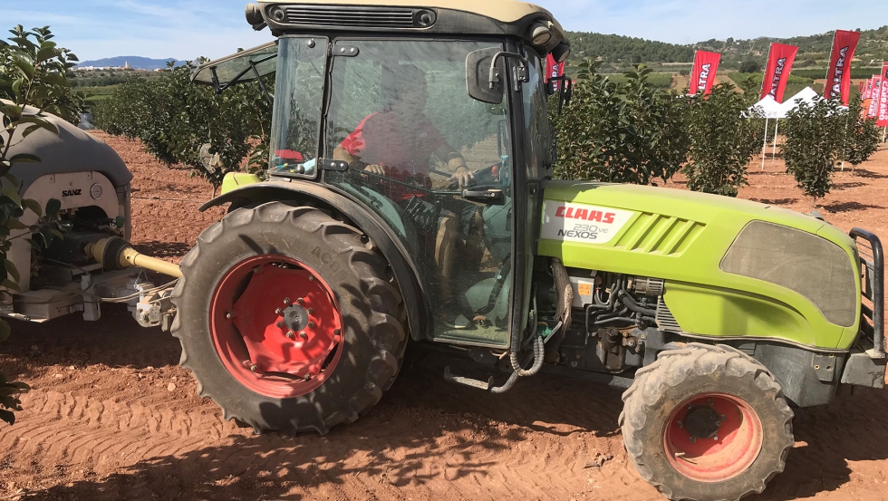 Los tractores Claas se dejaron ver en varias zonas de Specialty 2019