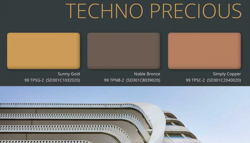 Techno Precious se caracteriza por sus colores tierra