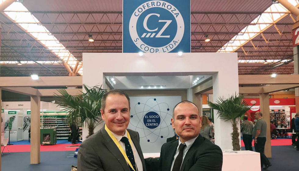 Jaime Mendoza, gerente de Coferdroza (izq.) y Jos Alberto Sosa, Aecoc Media