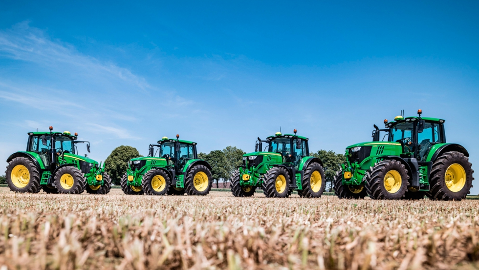 Los nuevos tractores John Deere serie 6M estn disponibles con las especificaciones Select, Select + y Premium