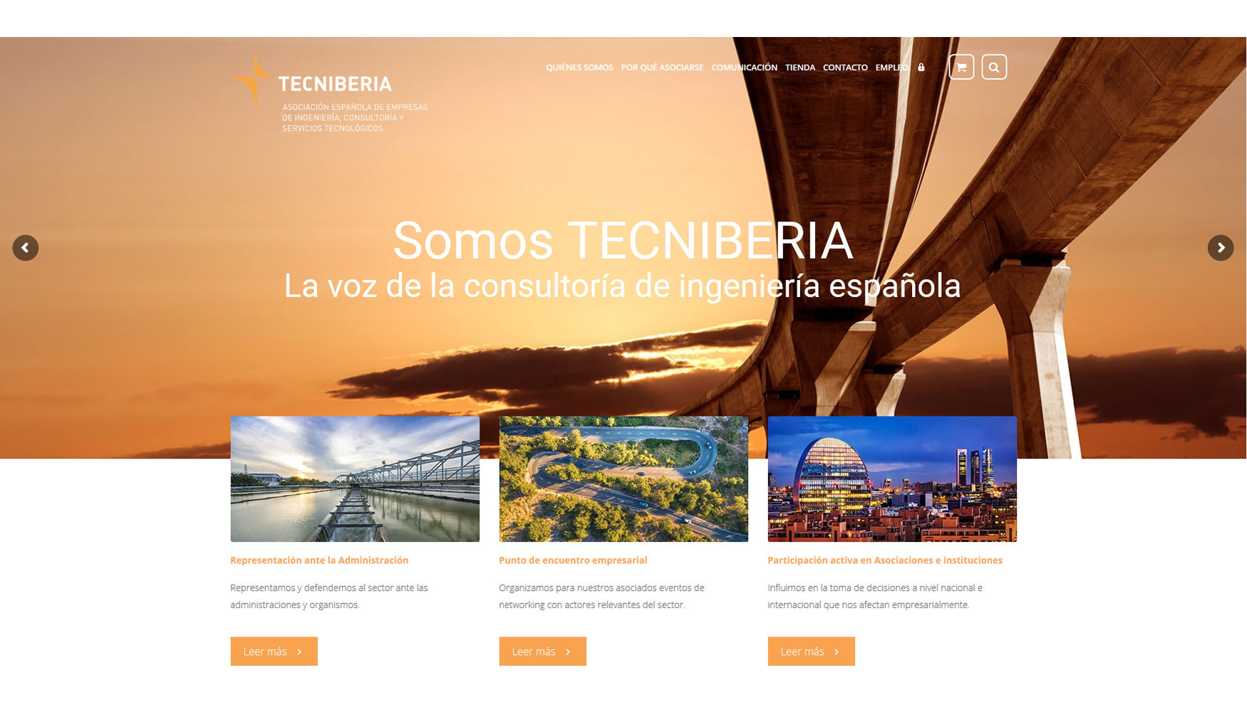 Tecniberia ofrece una completa informacin de sus servicios en su pgina web