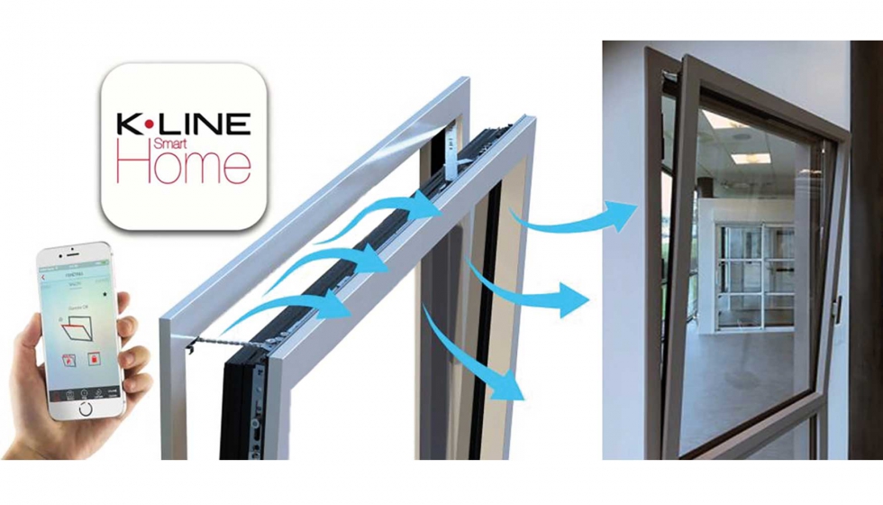 KLine presenta sus nuevos sistemas de ventana controlada y conectada para mejorar la ventilacin del hogar