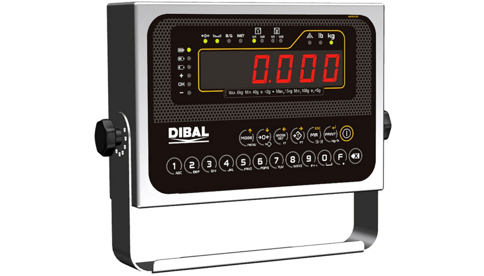 Visor DMI-620, de la gama de indicadores de peso DMI-600