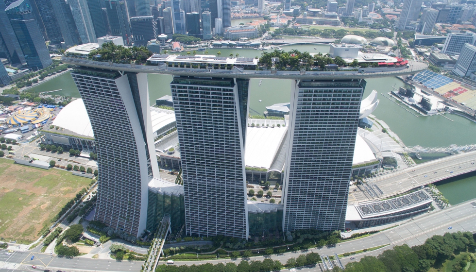Singapur es, en general, la ciudad ms preparada, con una puntuacin media de 75,8 sobre 100. Foto: dronepicr