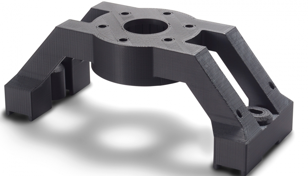 El nuevo Diran 410MF07 de Stratasys es un material basado en nyIon para la impresora 3D F370...