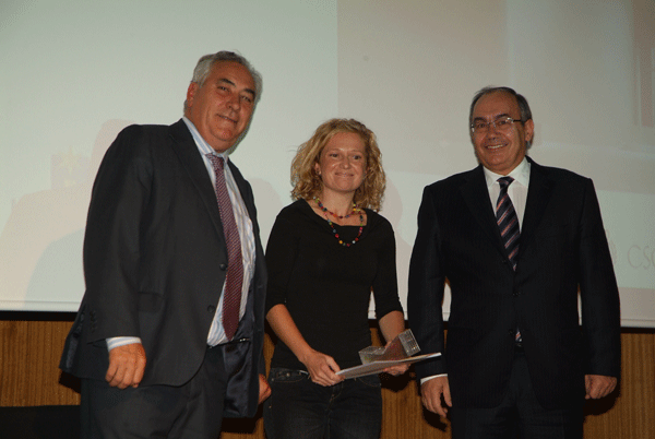 Entrega del Premio de Arquitectura Javier Morales a la arqutecta Blanca Hueso Pons